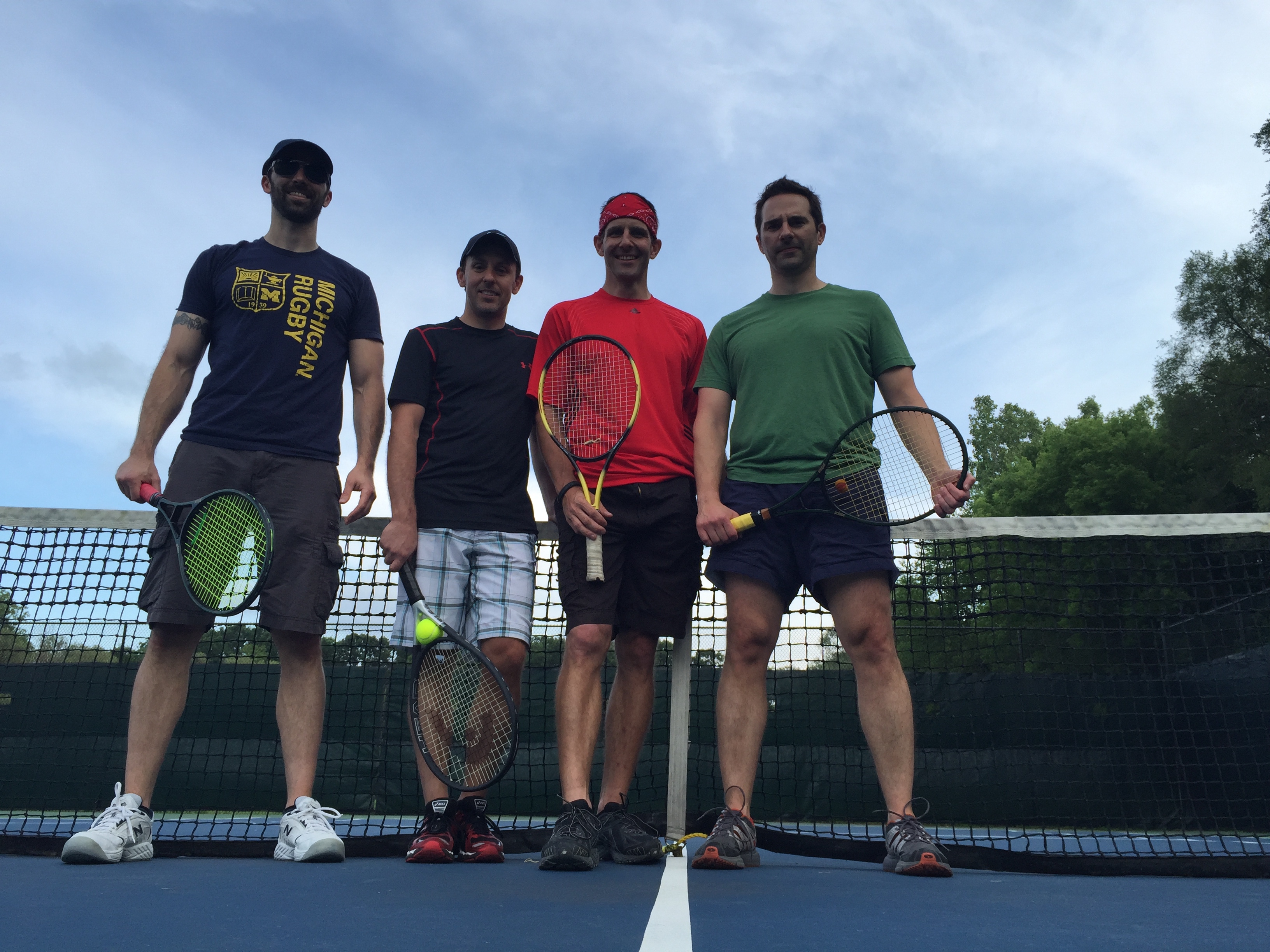 SFC #39:  Tennis at Fish Hatchery Park in Northville, Deadwood Grill for dinner/drinks