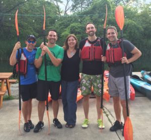 Kayaking in Detroit canals Bridget Green