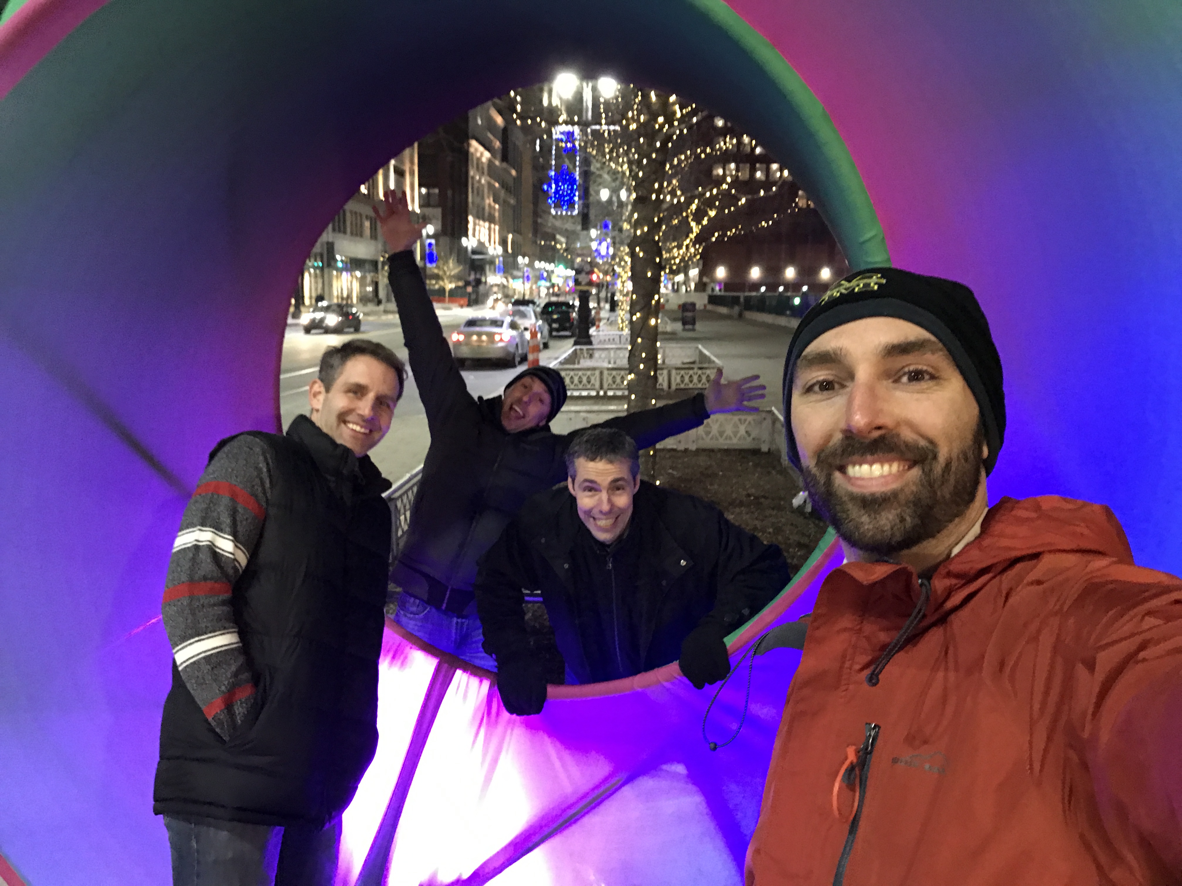 SFC #58: LuminoCITY | Detroit Art Installation, Red Smoke Barbeque for dinner/drinks